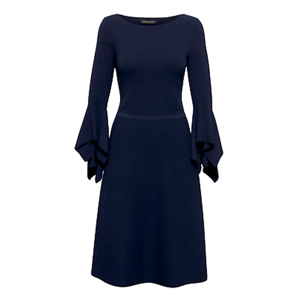 Banana Republic Hanker-chief Sleeve sweater dress Navy Blue size L